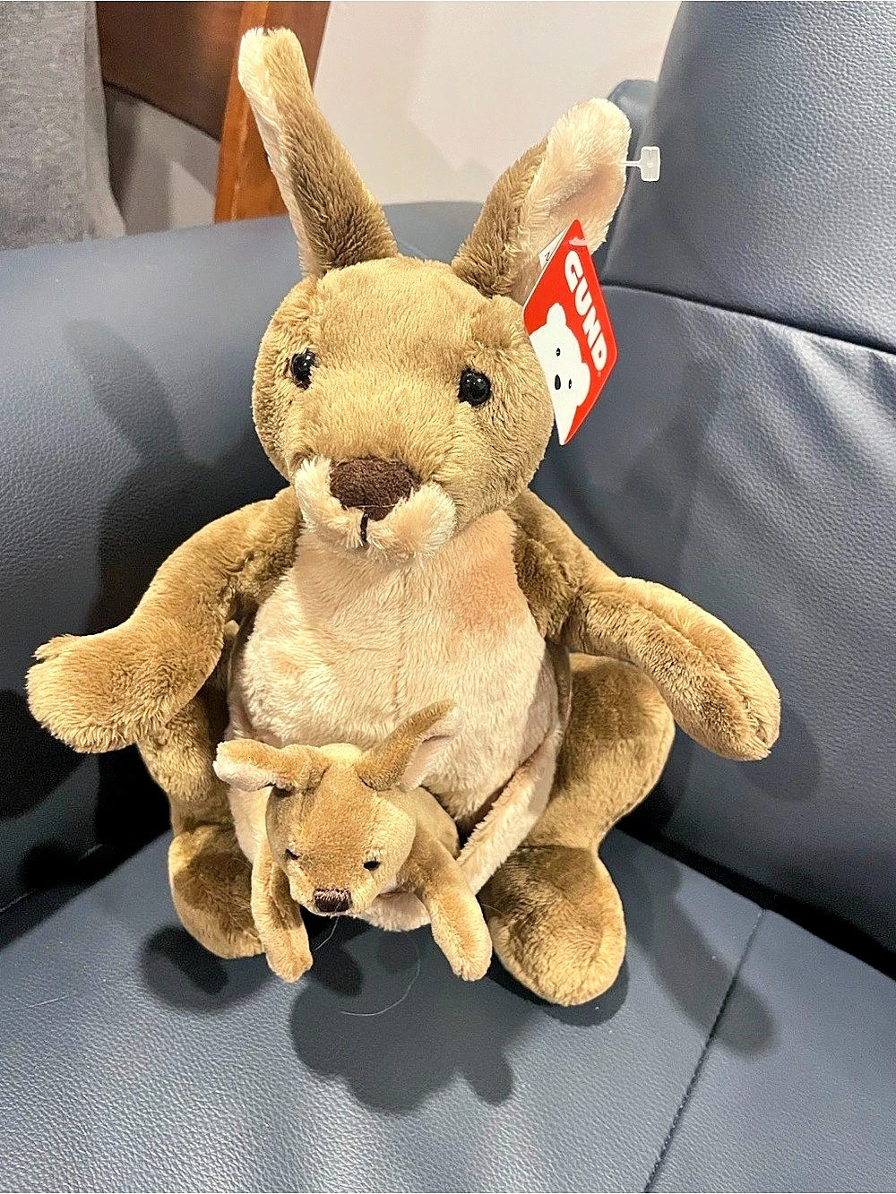 GUND Miss Kangaroo with Joey Plush Stuffed Animal